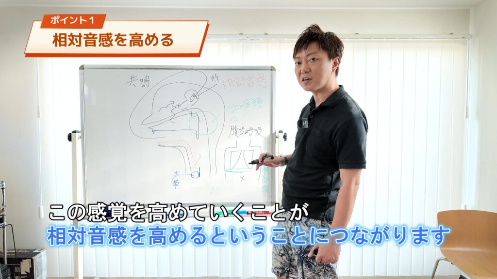 音を振動で捉えて相対音感を高める