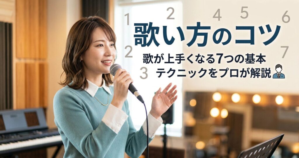 歌い方のコツ|歌が上手くなる7つの基本テクニックをプロが解説